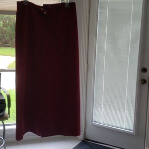 New York & Co Burgundy skirt